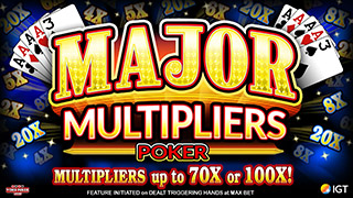 Major Multipliers Poker